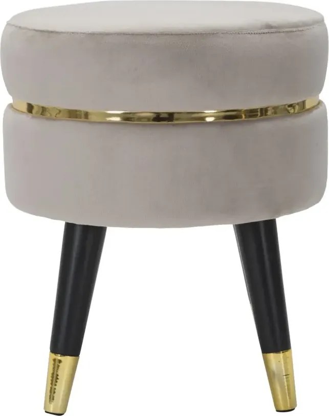 Taburet PARIS 35 cm sivý