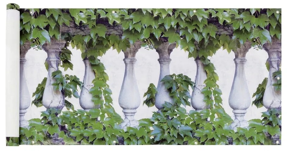 Zelená plastová balkónová zástena 500x85 cm - Maximex