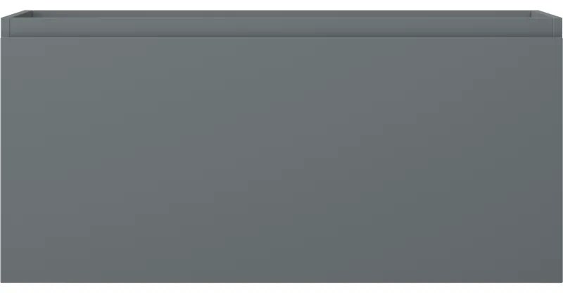 Mexen Orio, kúpeľňová skrinka 100 cm, 1 zásuvka, grafitová matná, 91A10-10047-1-BF66