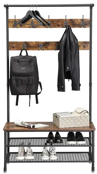 Vešiakový stojan s botníkom HSR47BX