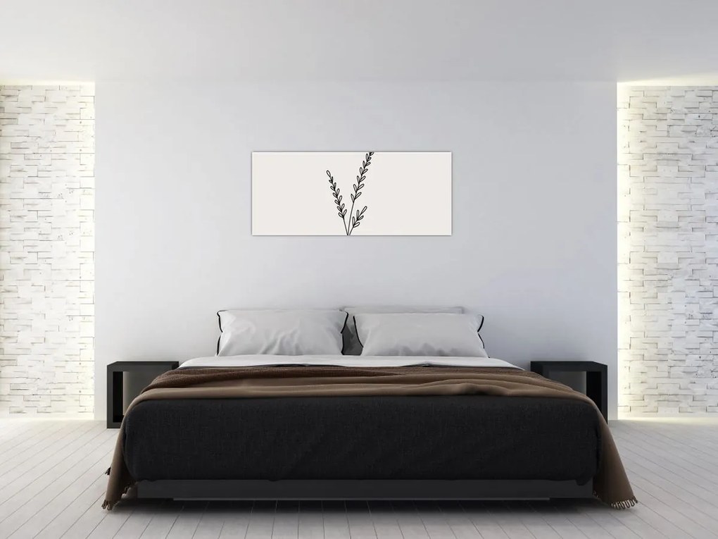 Obraz - Lúčny kvet N⁰2 (120x50 cm)