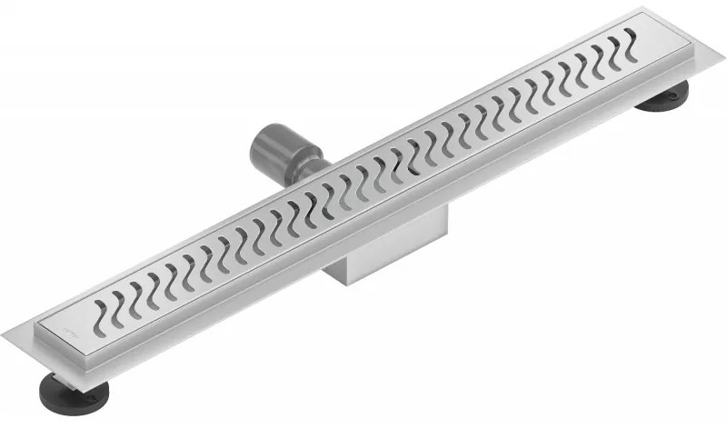 Mexen Flat nerezový sprchový žľab 50 cm vzor M09, 1028050-15