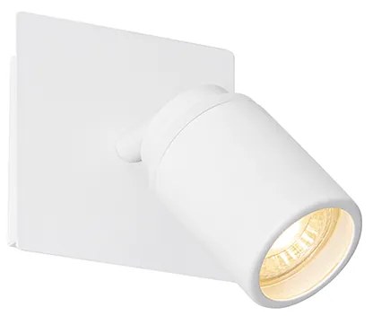 Moderné kúpeľňové bodové svetlo biele štvorcové IP44 - Ducha