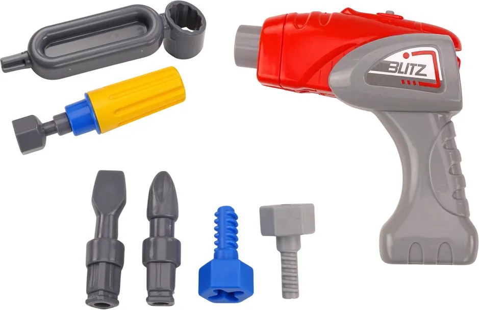 LEAN Toys Kreslený vrtuľník na zostavenie – DIY, červený