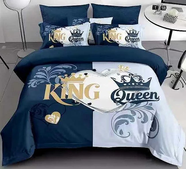 Obliečky King a Queen D Bavlna 7-dielna súprava