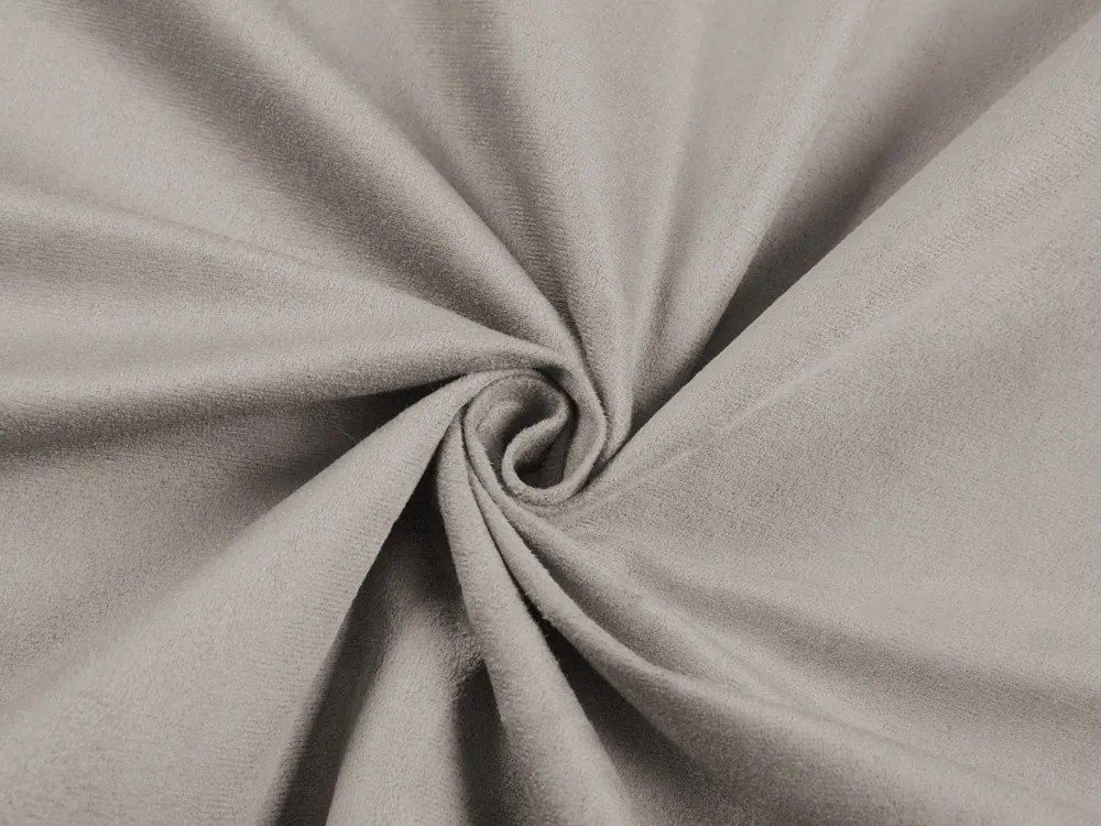Biante Obdĺžnikový obrus/imitácia brúsenej kože Alcantara ALC-011 Sivý 140x220 cm