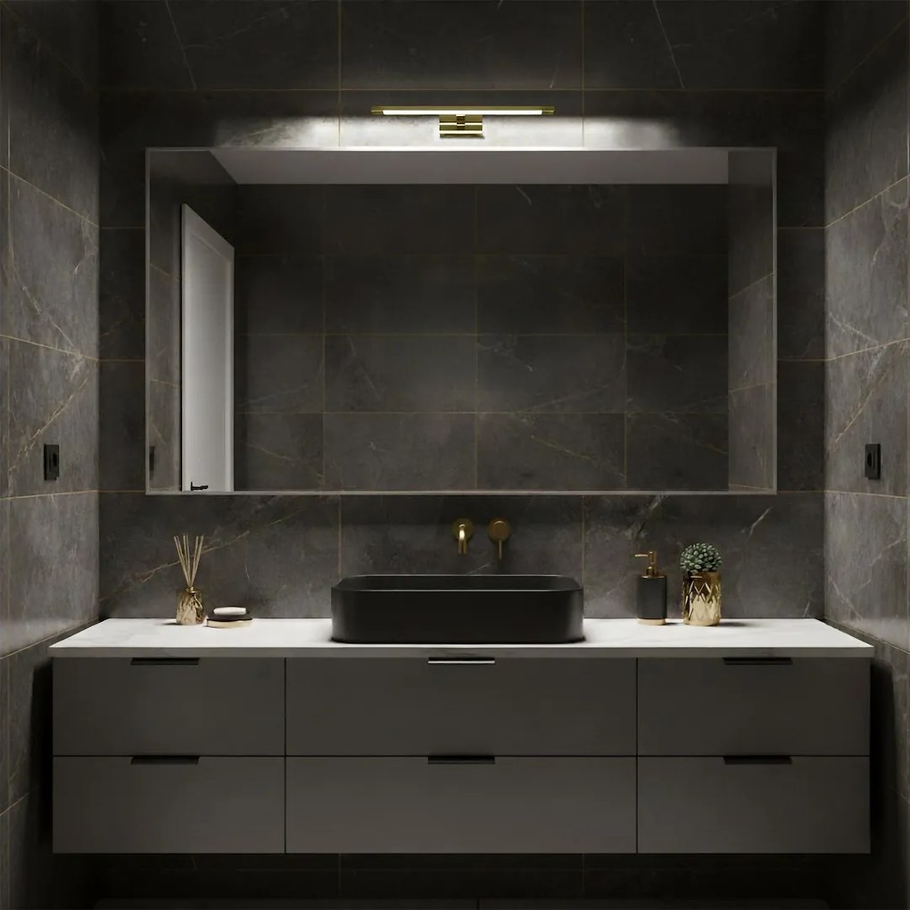 Nástenné LED svietidlo Klimt, 1x LED 8w, 3000-6000k, (40 cm), g