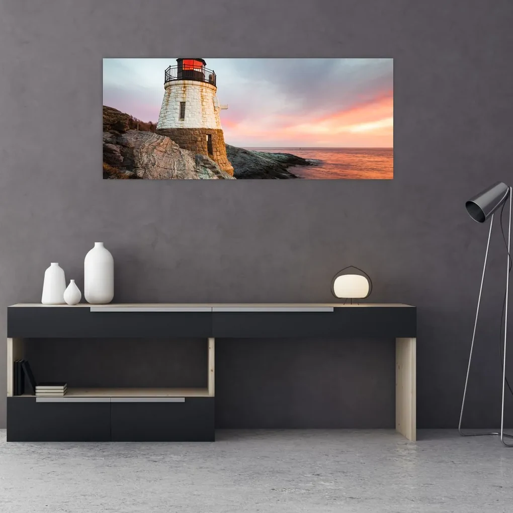 Obraz - Maják Castle Hill (120x50 cm)