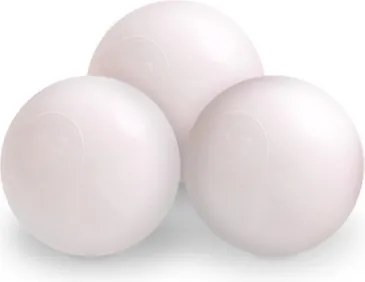 Suchý bazén okrúhly 90x30 cm – ružový Puffy Lamell + 200 perleťových guličiek