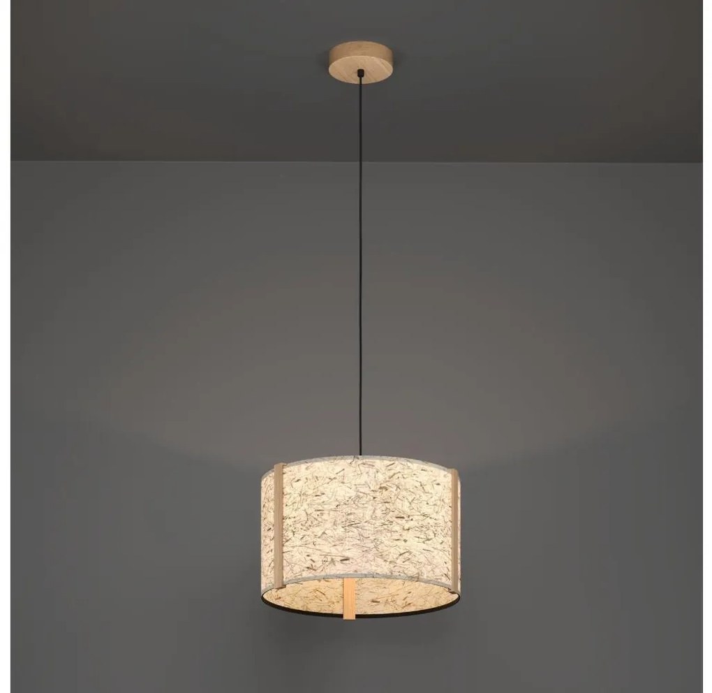 Eglo 390323 - Luster na lanku HONTONGAS 1xE27/25W/230V béžová