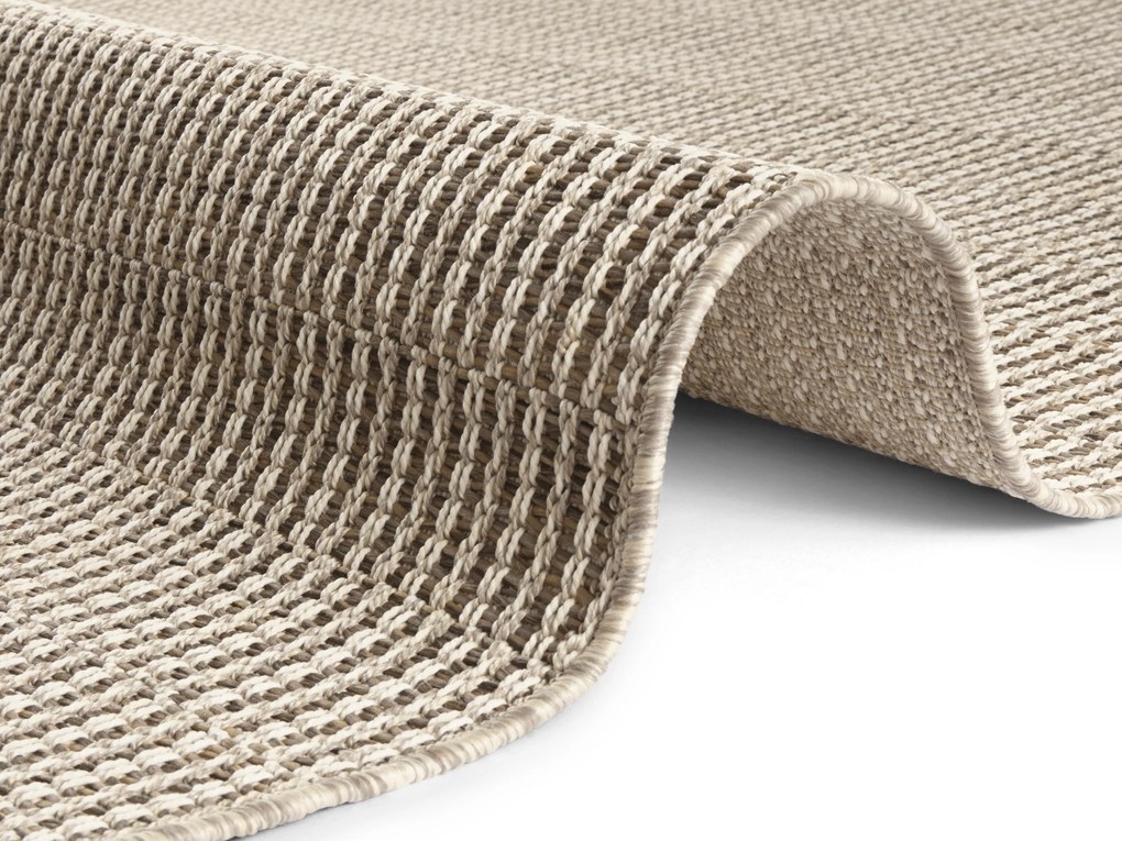 Kusový koberec Brave 103608 Cream z kolekcie Elle – na von aj na doma, 160x230, béžová, chodba / predsieň, ELLE Decoration