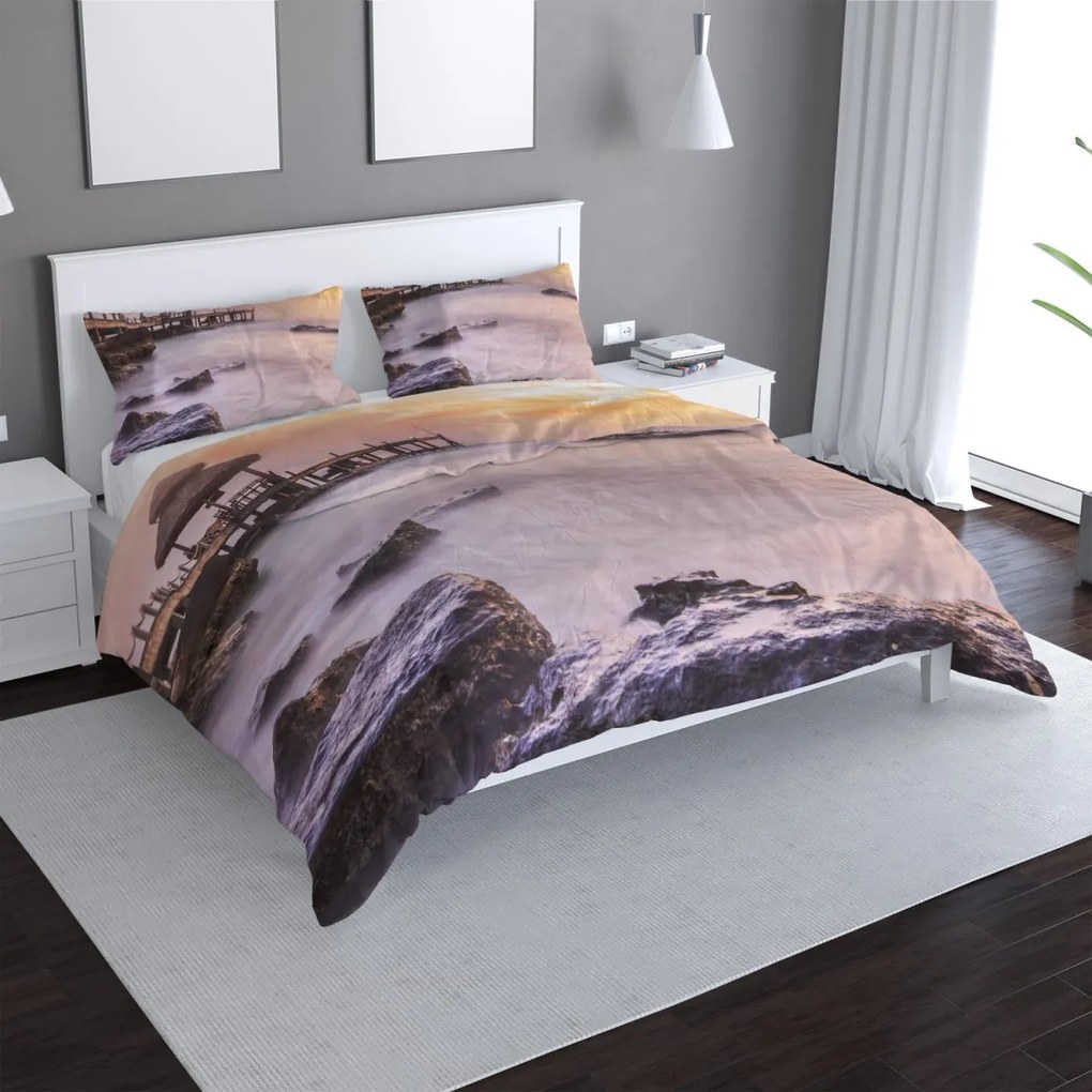 Sablio Obliečky Hmla nad morom - 140x200 / 90x70