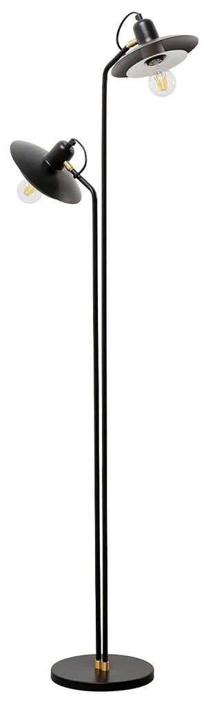 Speaker Duo stojacia lampa čierna