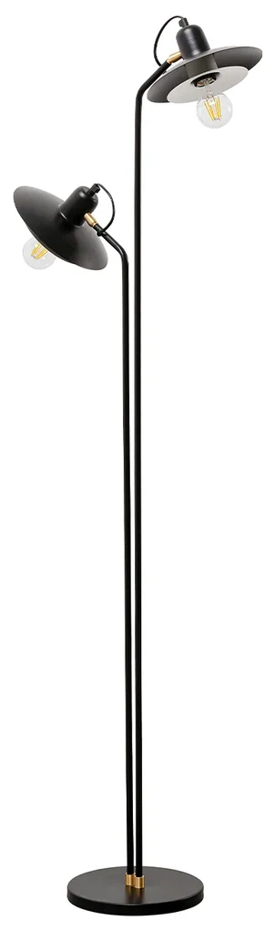 Speaker Duo stojacia lampa čierna