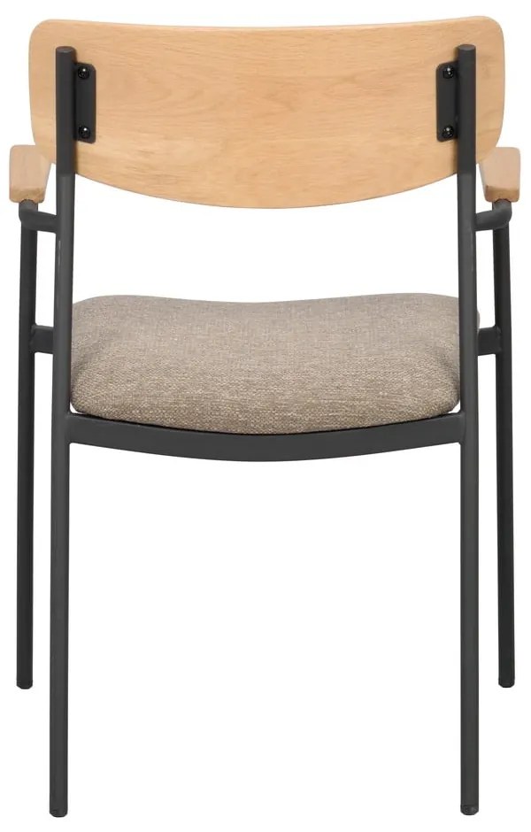 Jedálenská stolička v béžovo-prírodnej farbe v súprave 2 ks Maymont – Rowico