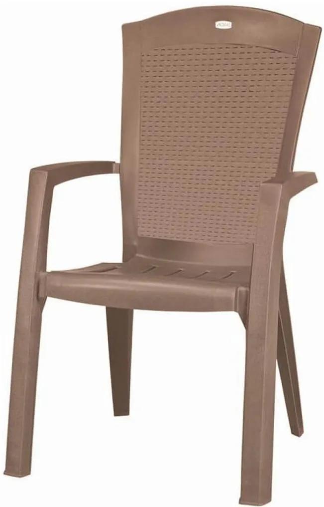 ALLIBERT MINNESOTA Záhradná stolička, 61 x 65 x 99 cm, cappuccino 17198329