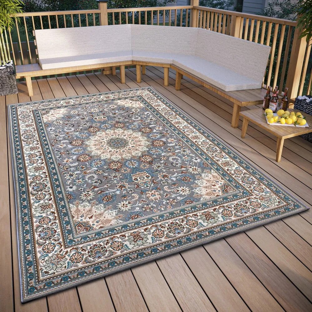 Sivý vonkajší koberec 200x285 cm Kadi – Hanse Home