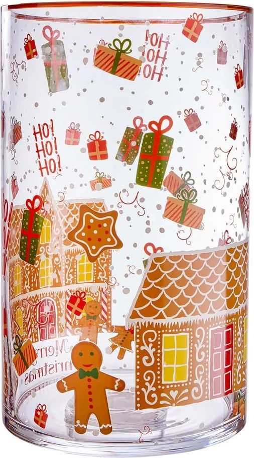 CHRISTMAS DELIGHT Lampáš perníkový panáčik 30 cm