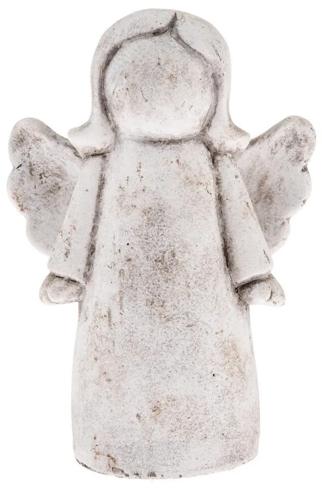 Pamätná dekorácia Betónový anjel, 25 cm
