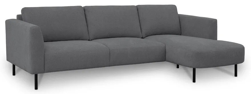 Tmavosivá rohová pohovka (pravý roh) Hero – Scandic