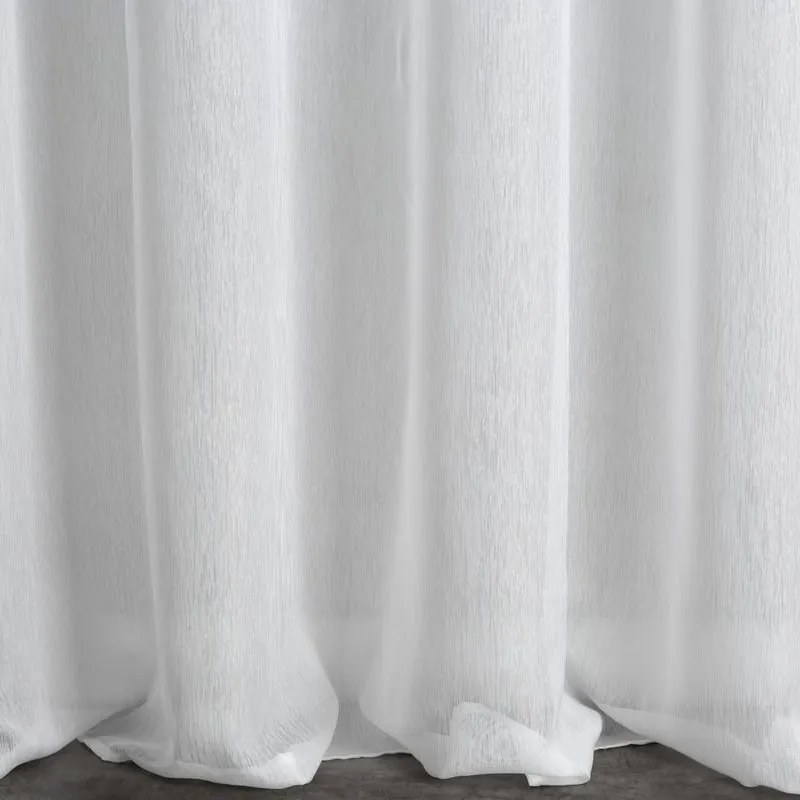 Biela záclona na krúžkoch REBECCA 400x150 cm