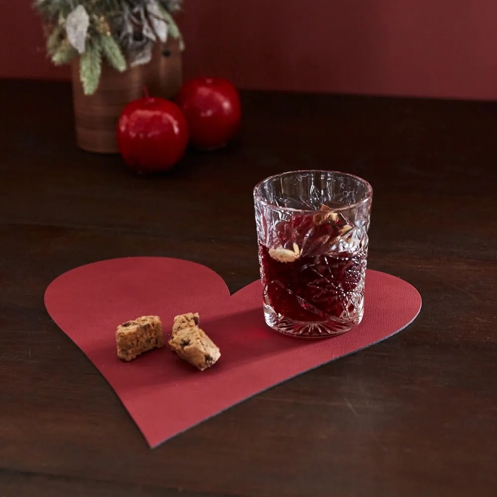 Prestieranie z eko kože 30x30 cm Heart Nupo – LIND DNA