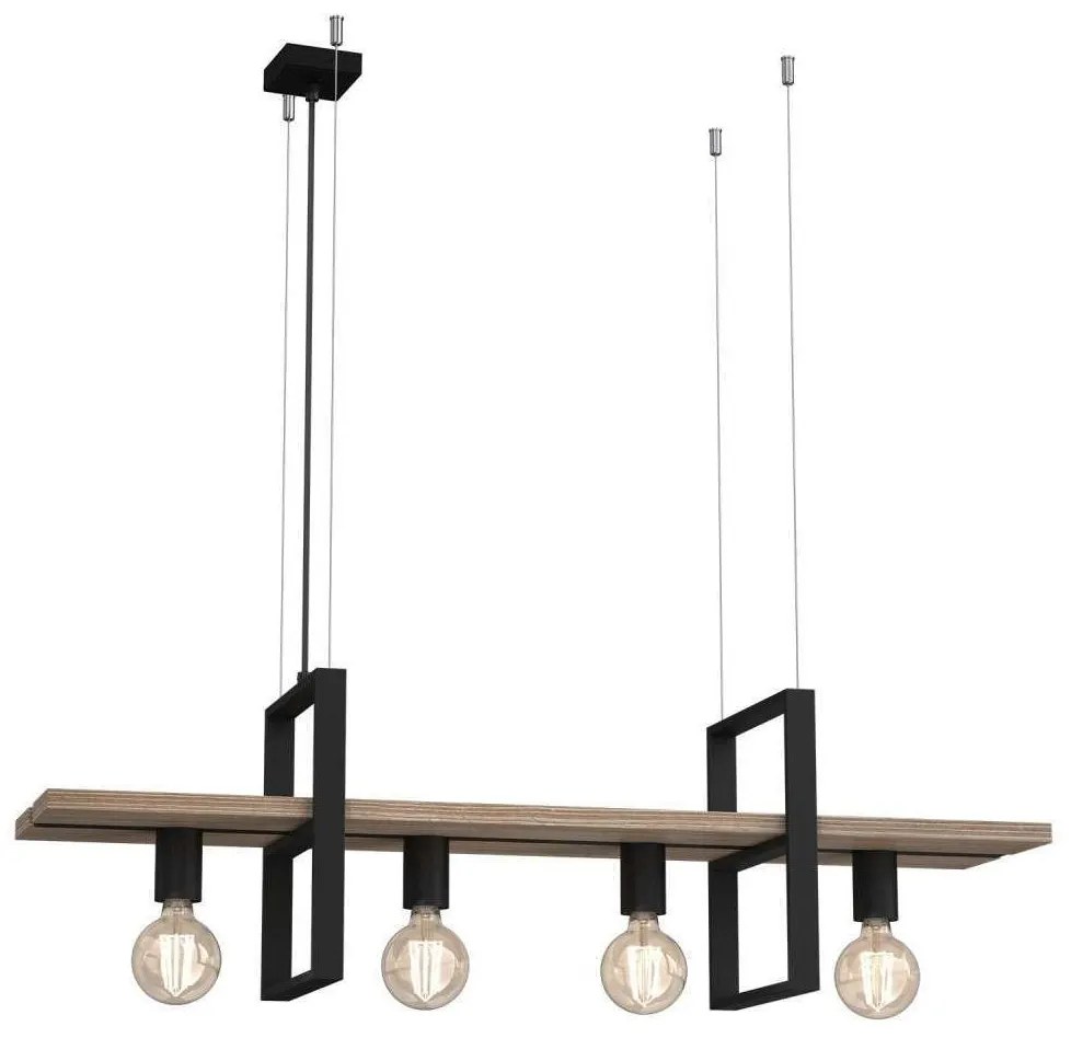 Luster na lanku SHELF 4xE27/60W/230V