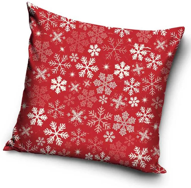 Obliečka na vankúšik BIELE VLOČKY 40 x 40 cm