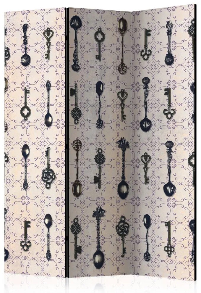 Artgeist Paraván - Retro Style: Silver Spoons [Room Dividers]
