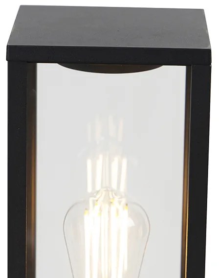 Priemyselná vonkajšia stojaca lampa čierna 80 cm IP44 - Charlois