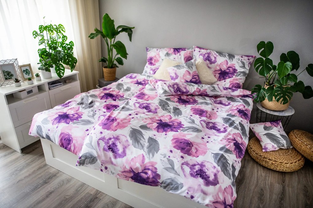 Jahu Posteľné obliečky Peony - EMA 140×200cm, 70 x 90 cm
