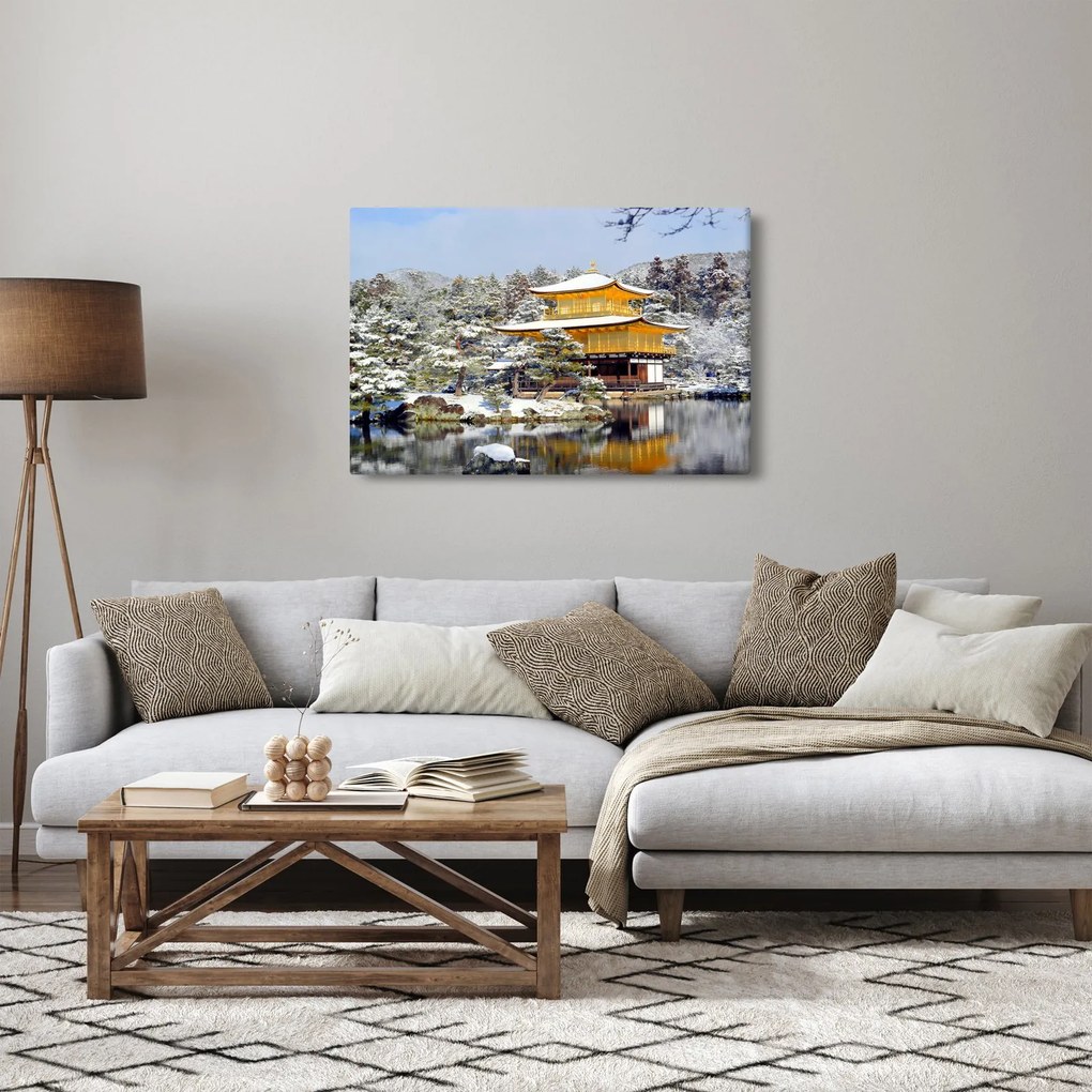 Obraz - Kinkakudži, Japonsko (90x60 cm)