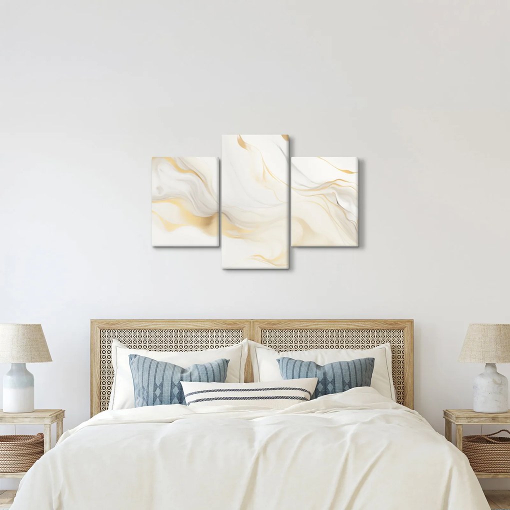 Obraz - Abstrakcia s dekorom (90x60 cm)