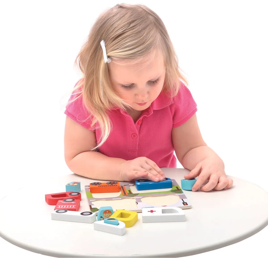 Bino 3D Puzzle - záchranné vozidlá