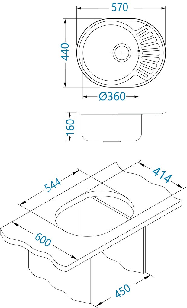 ALVEUS CZ CIKLO 10 DEKOR 570x440x160 mm