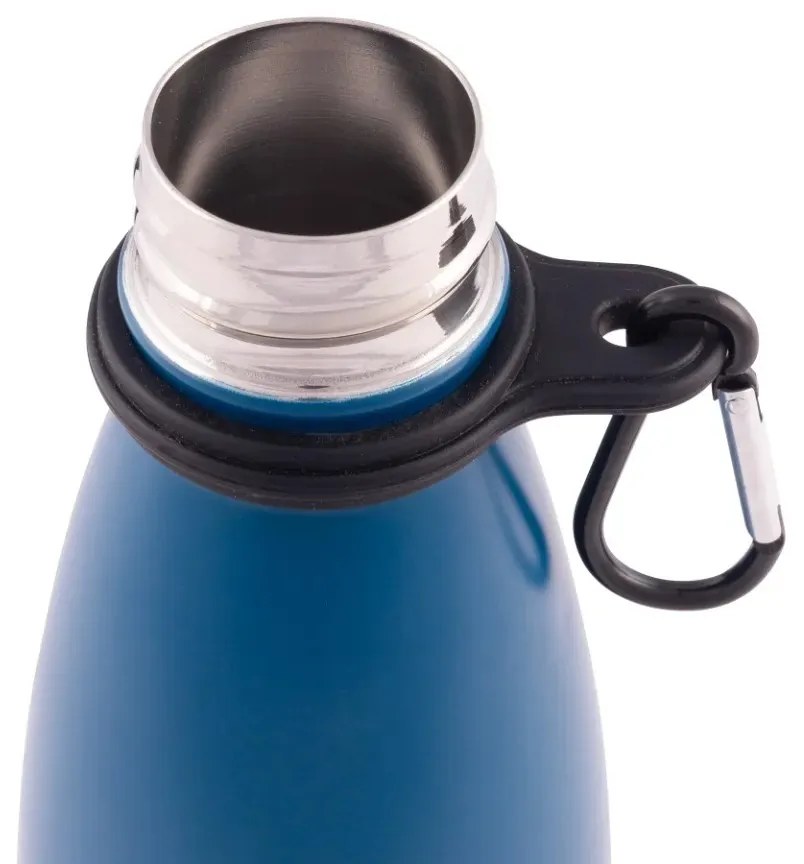 Altom Nehrdz. fľaša na vodu s karabínkou 350 ml, námornícka modrá