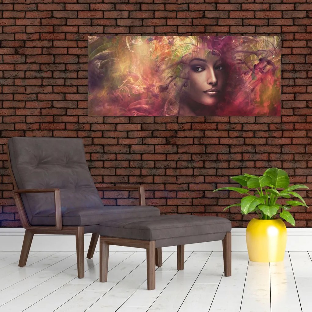 Obraz - Fantasy žena (120x50 cm)