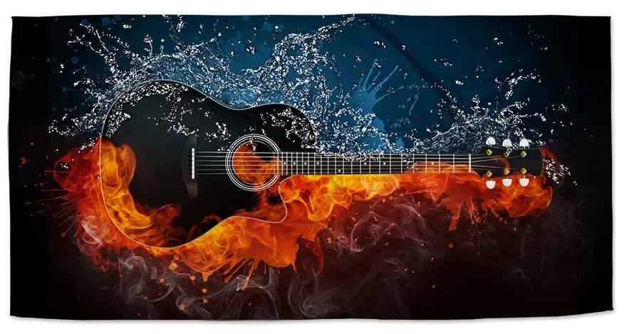 Sablio Uterák Ohnivá gitara - 70x140 cm