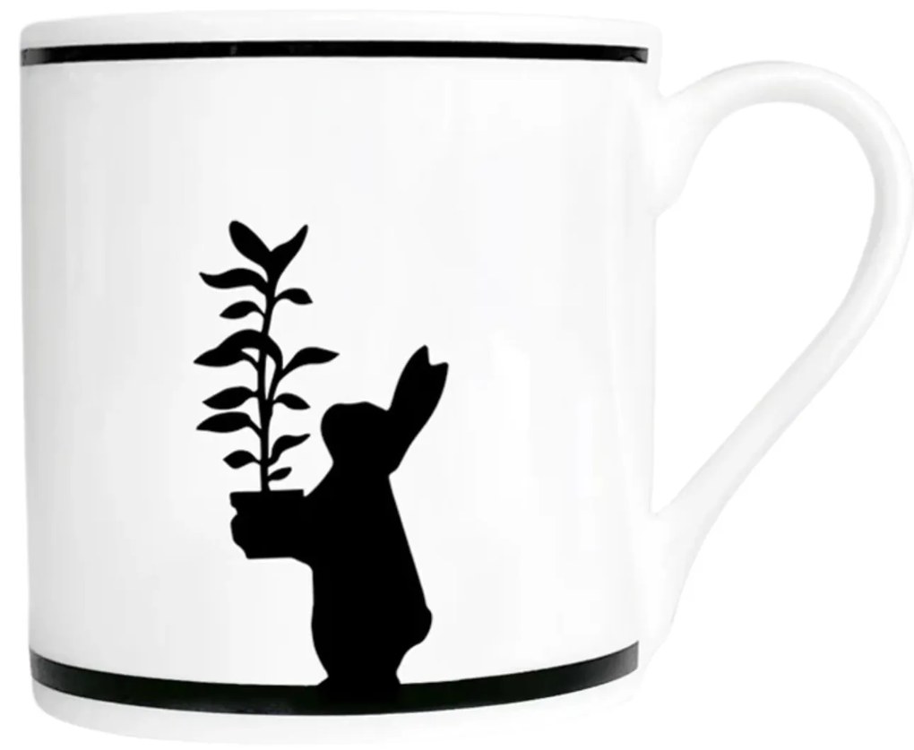 HAM Porcelánový hrnček Plant Rabbit 300 ml