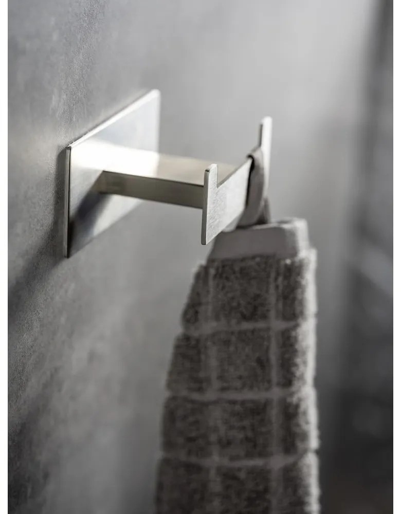 Háčik bez vŕtania z nehrdzavejúcej ocele v matne striebornej farbe Genova – Wenko