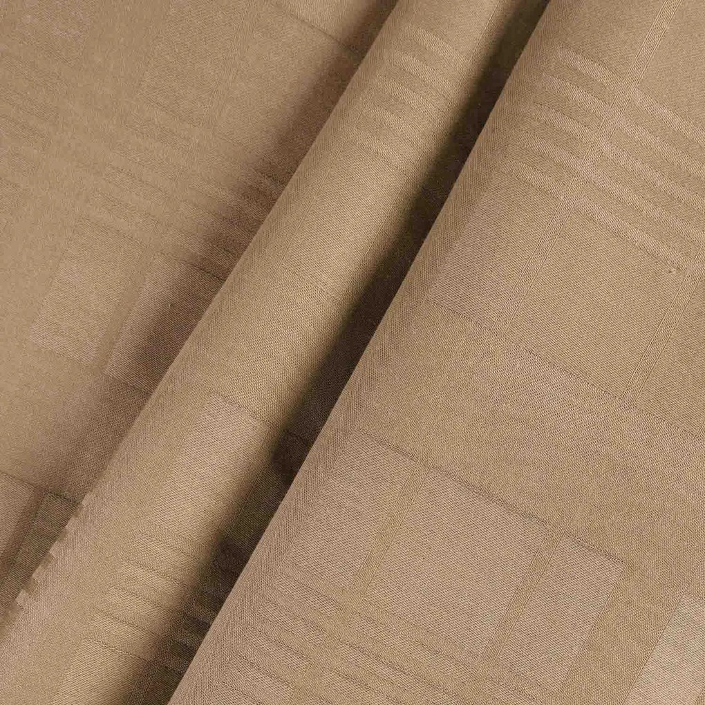 SATÉNOVÉ OBLIEČKY MARSELA EXCLUSIVE 160X200 CM, 2KS 70X80 CM SVETLOHNEDÉ