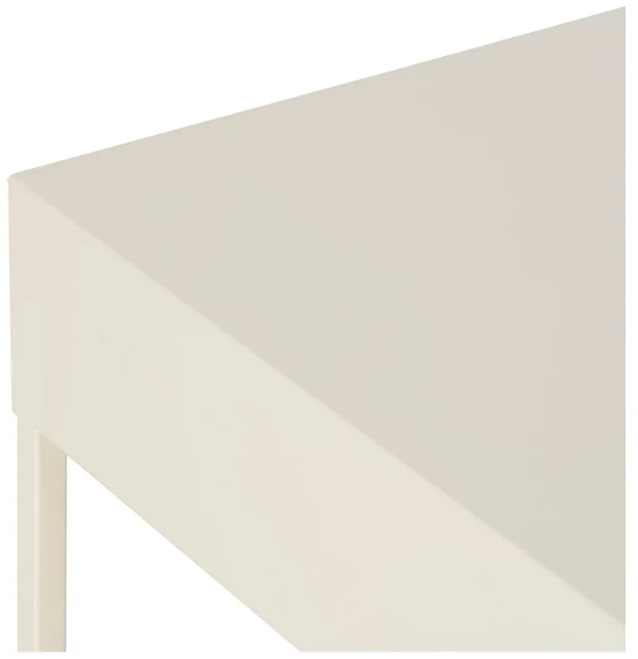 Krémový nočný stolík Nara – Ixia