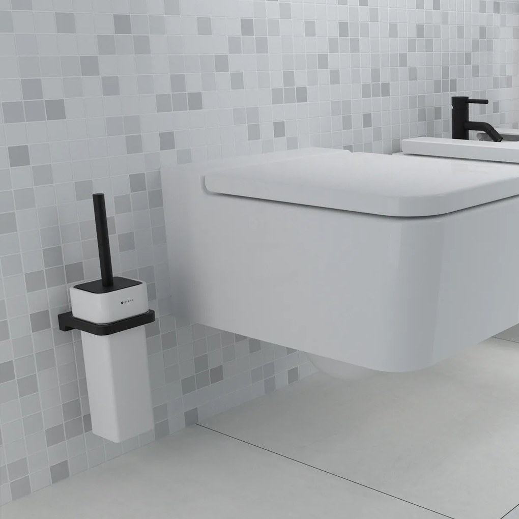 Nimco WC kefa MAYA čierna - MAC 29094K-90