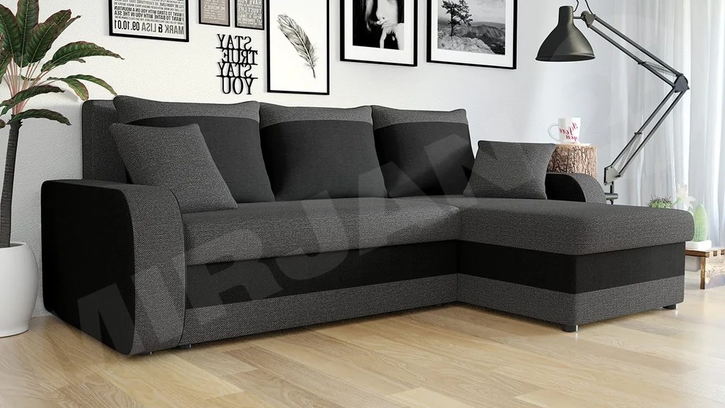 Rohová sedačka Burnet Lux, Dostupné poťahy: Flow 09