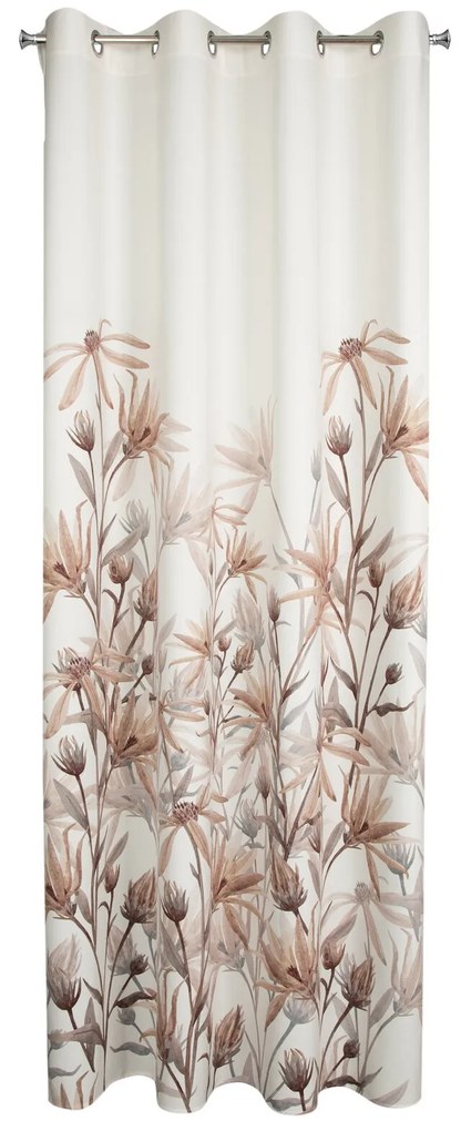 ZATEMŇOVACÍ ZÁVES NA KRÚŽKOCH INEZ 140X250 CM VZOROVANÝ