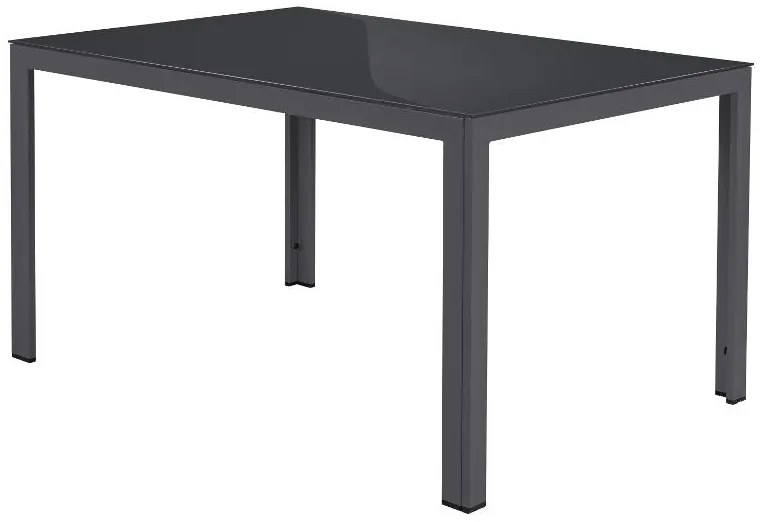 Livarno home Hliníkový záhradný stôl Houston/Toronto, sivý (100385866)