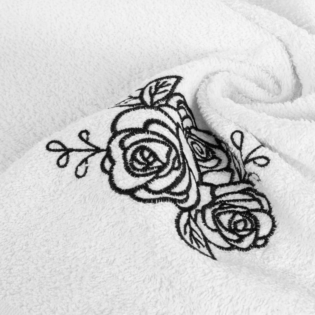 BAVLNENÝ UTERÁK SADA 30X50 CM, 50X90 CM, 70X140 CM BIELA