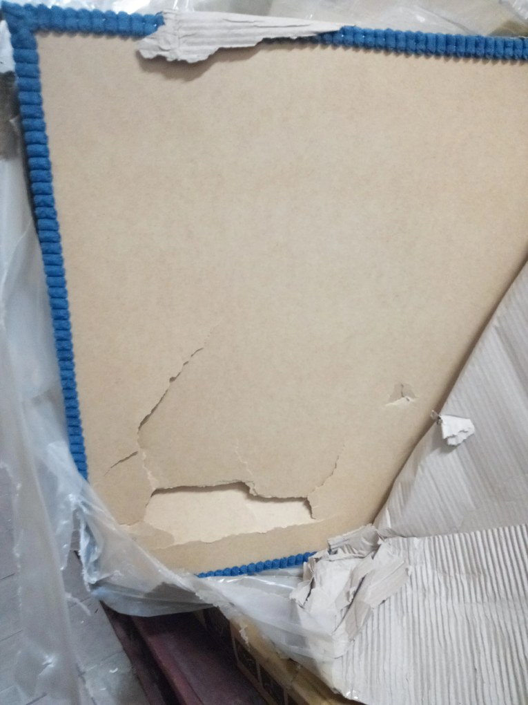 AKCIA Tmavomodrý taburet SMART COSARO s úložným priestorom 65x65 cm II. akosť