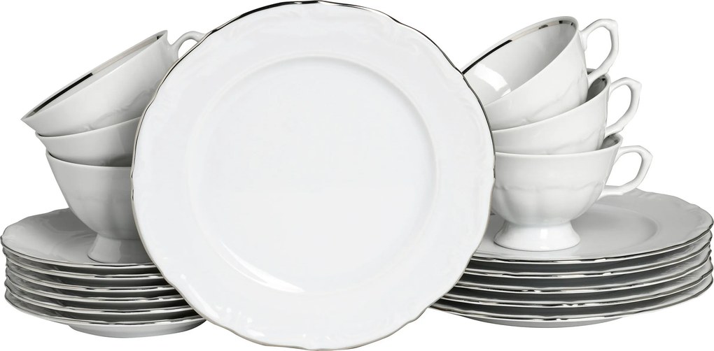 XXXLutz KÁVOVÝ SERVIS Maria Theresia Platin 18-dielne Creatable - Online Only bytové doplnky - 007768059201