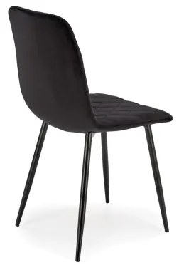 Jedálna stolička ORIS, 1 ks, čierna